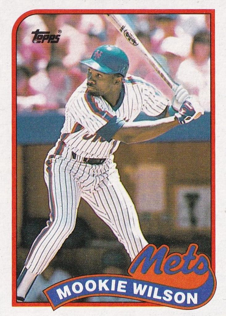 1989 Topps Baseball Mookie Wilson #545