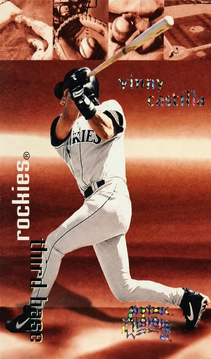 1999 Skybox Thunder Baseball Rave Vinny Castilla #190