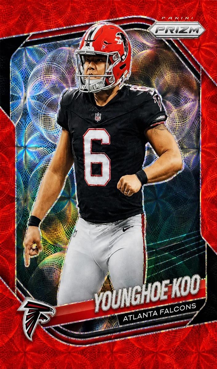 2025 Panini Prizm Football Choice Red Younghoe Koo #131