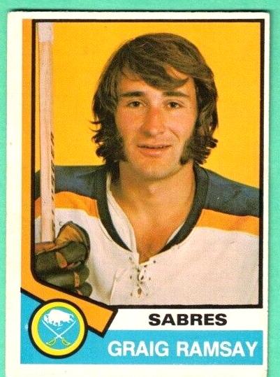 1974 O-Pee-Chee Hockey Craig Ramsay #305
