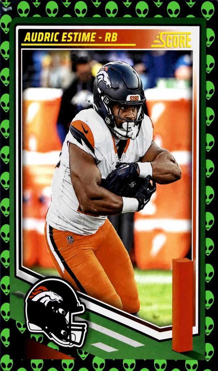 2025 Panini Score Football Extraterrestrial Audric Estime #172