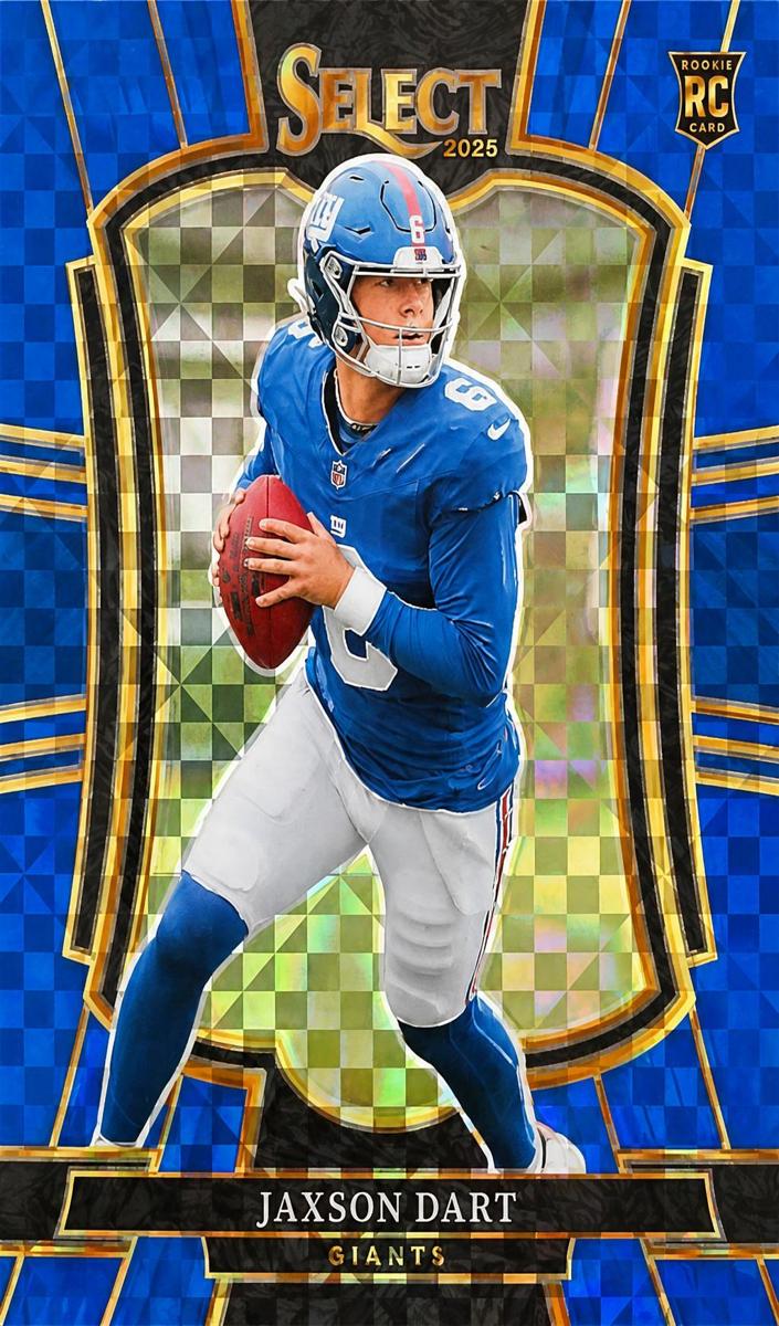 2025 Panini Select Football Blue Jaxson Dart #193