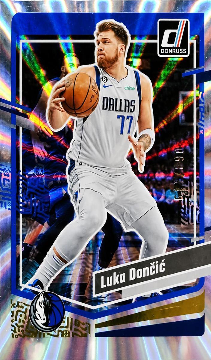 2023 Panini Donruss Basketball Holo Laser Luka Doncic #141