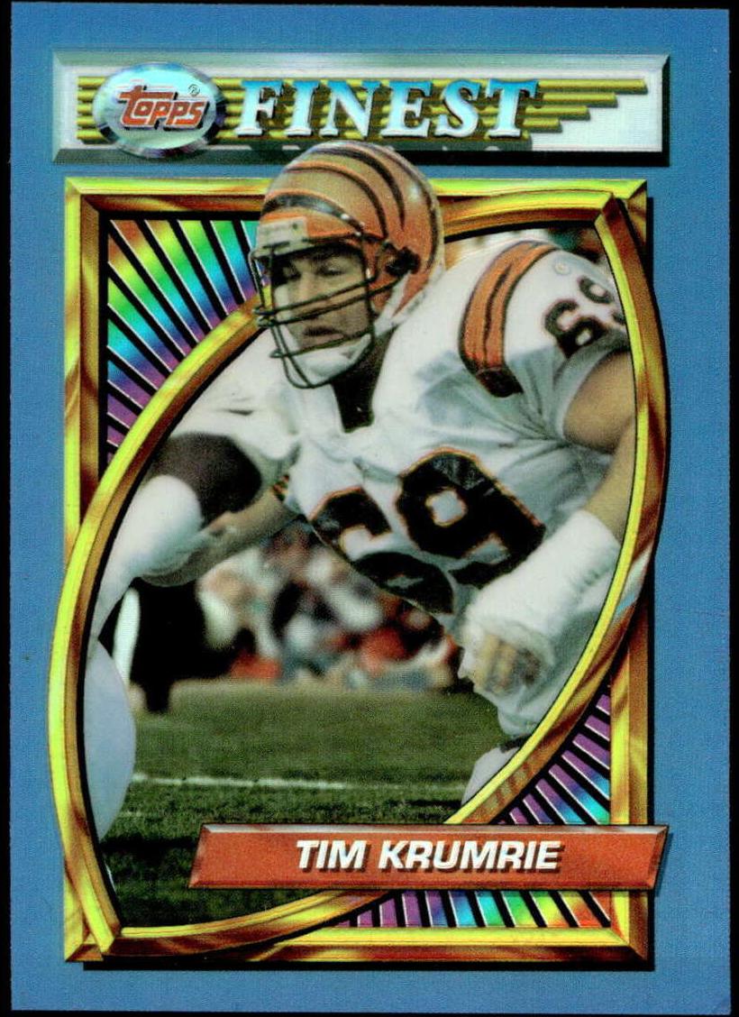 1994 Topps Finest Football Refractor Tim Krumrie #100