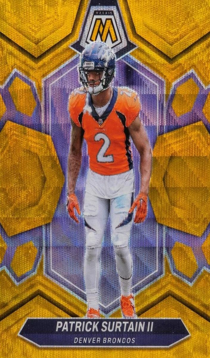 2024 Panini Mosaic Football Gold Wave Patrick Surtain II #70