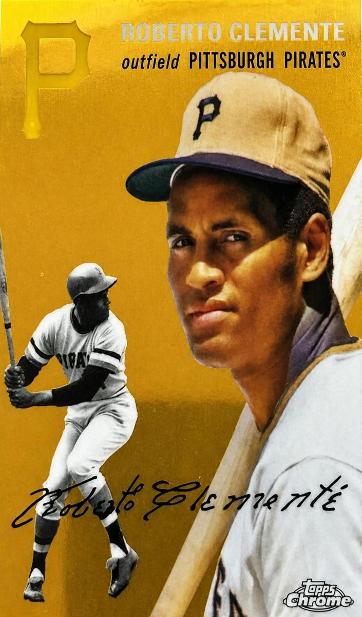 2023 Topps Chrome Platinum Baseball Roberto Clemente #421