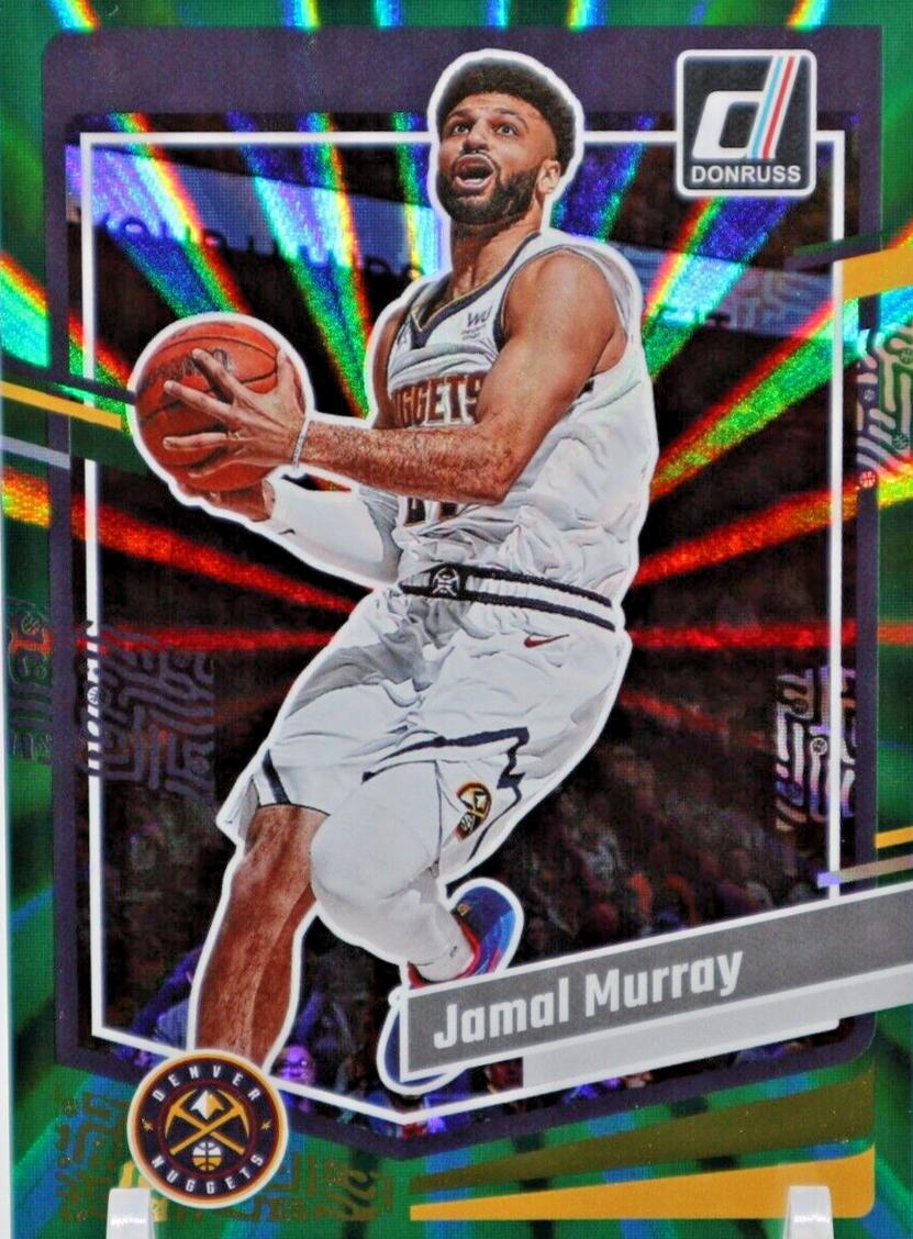 2023 Panini Donruss Basketball Holo Green Laser Jamal Murray #139