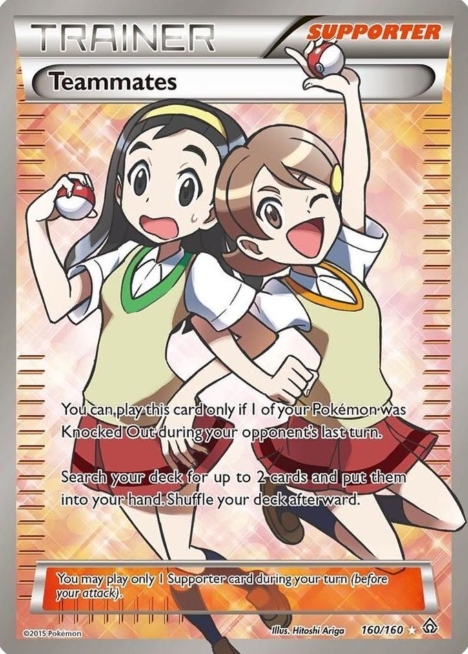 2015 Pokemon XY Primal Clash Teammates #160 PSA 9
