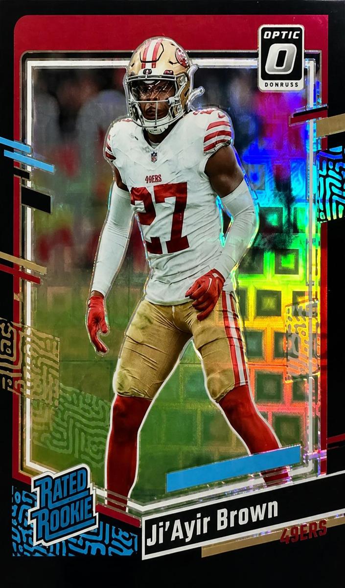 2023 Donruss Optic Football Black Pandora Ji'Ayir Brown #290