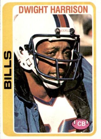 1978 Topps Football Dwight Harrison #496 PSA 9