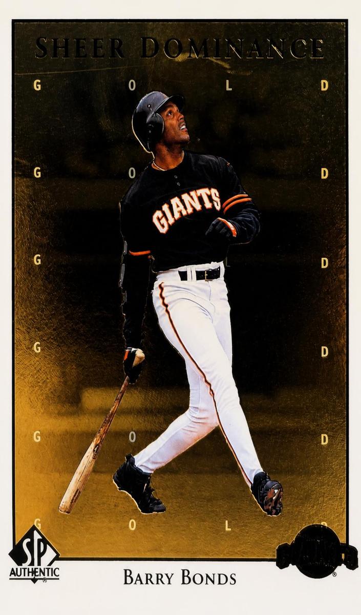 1998 SP Authentic Baseball Gold Barry Bonds #SD20 BGS 8