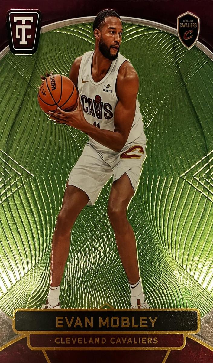 2024 Panini Totally Certified Basketball Mirror Neon Green Evan Mobley #82