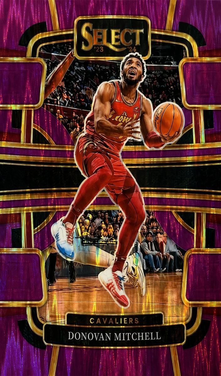 2023 Panini Select Basketball Purple Flash Donovan Mitchell #38