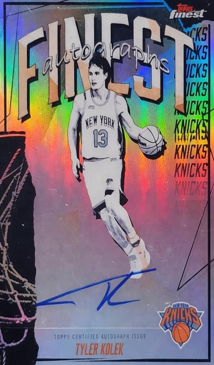 2025 Topps Finest Basketball Refractor Tyler Kolek #FAU-TK