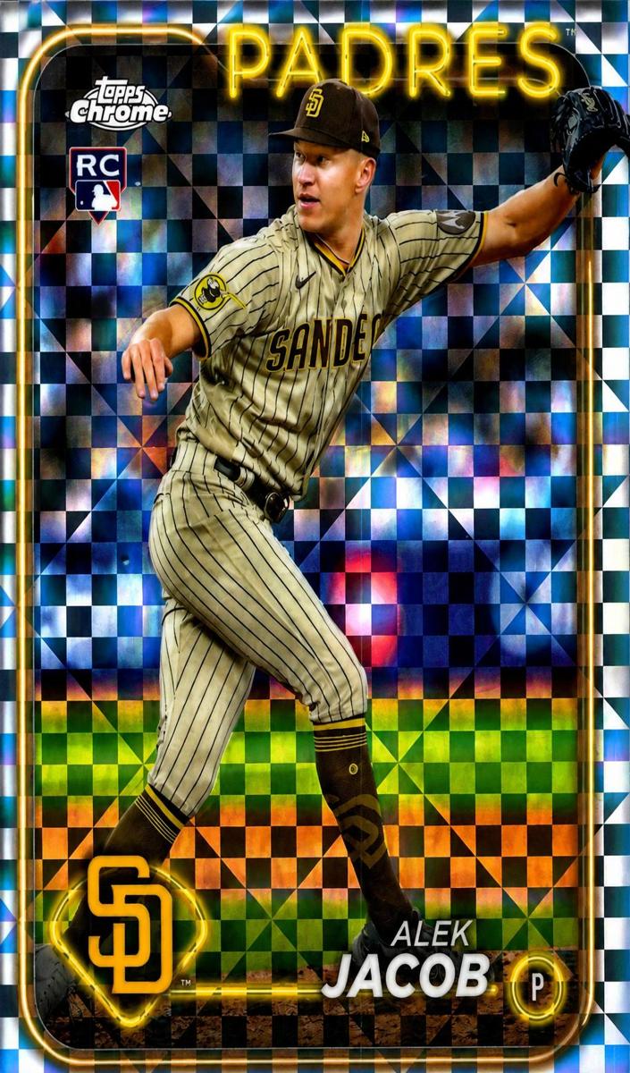 2024 Topps Chrome Update Baseball X-Fractor Alek Jacob #USC129