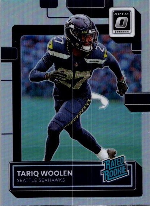 2022 Donruss Optic Football Holo Tariq Woolen #298 PSA 10