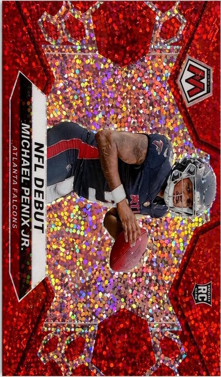 2024 Panini Mosaic Football Red Sparkle Michael Penix Jr. #274