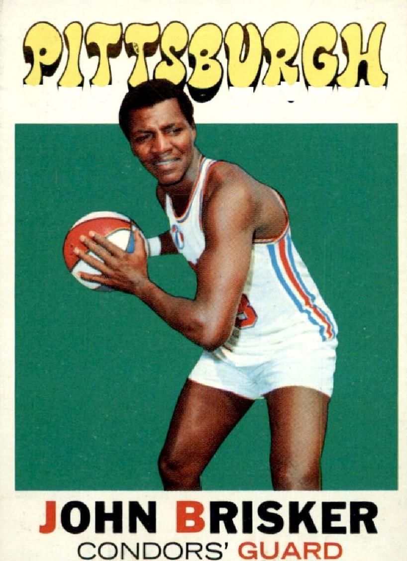 1971 Topps Basketball John Brisker #180 PSA 8