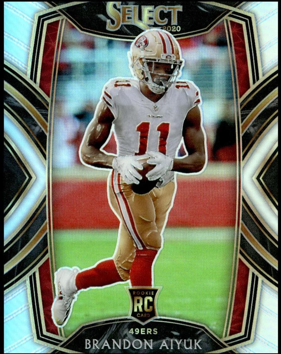 2020 Panini Select Football Silver Brandon Aiyuk #266 PSA 8