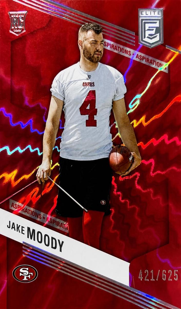 2023 Donruss Elite Football Aspirations Shimmer Jake Moody #146