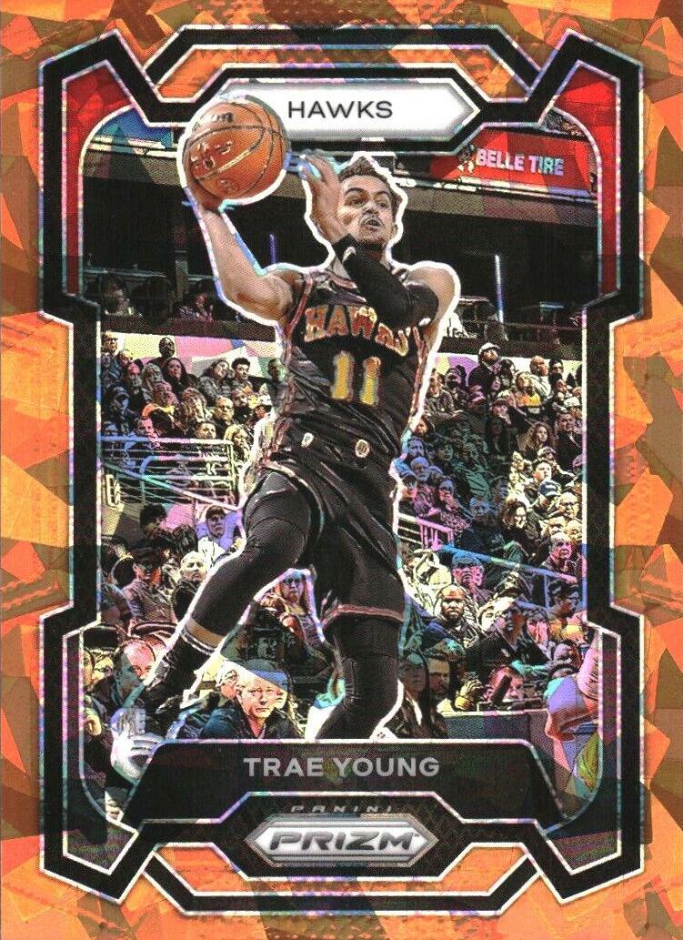 2023 Panini Prizm Basketball Orange Ice Trae Young #3