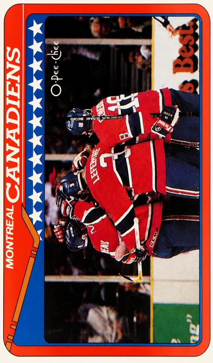 1990 O-Pee-Chee Hockey Canadiens Team #346