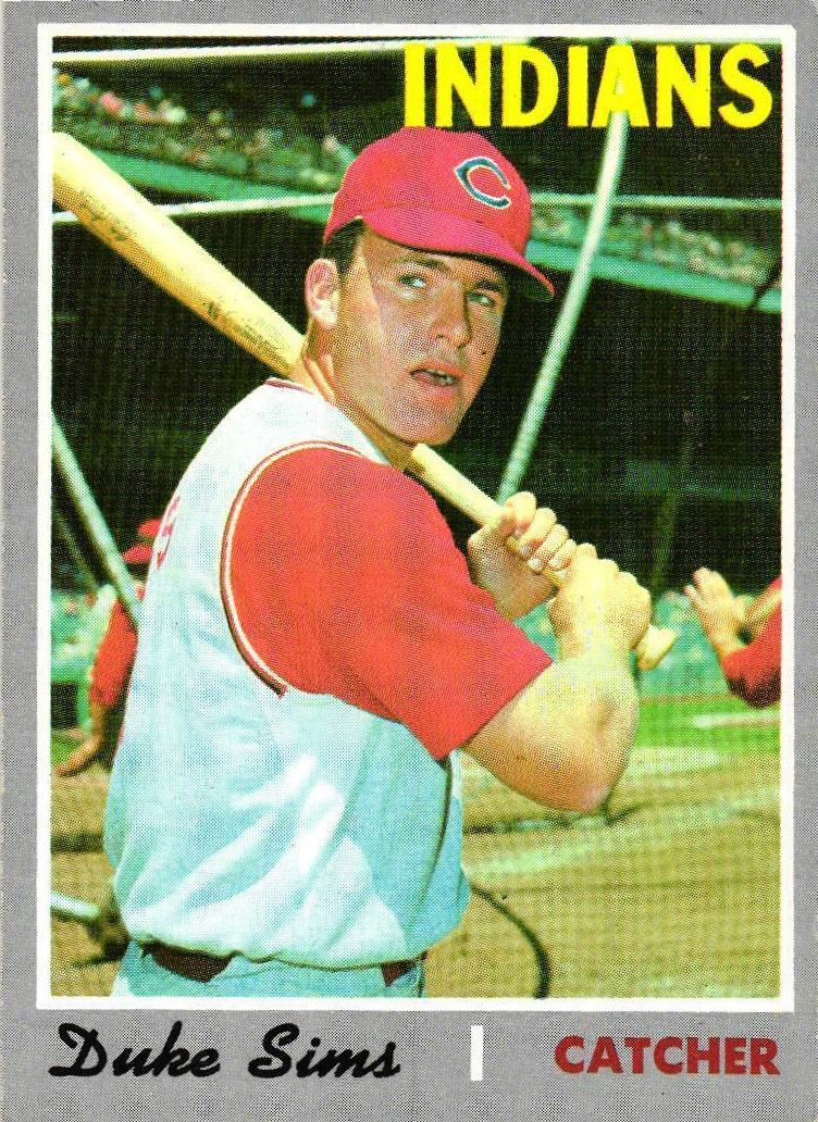 1970 Topps Baseball Duke Sims #275 PSA 7.5