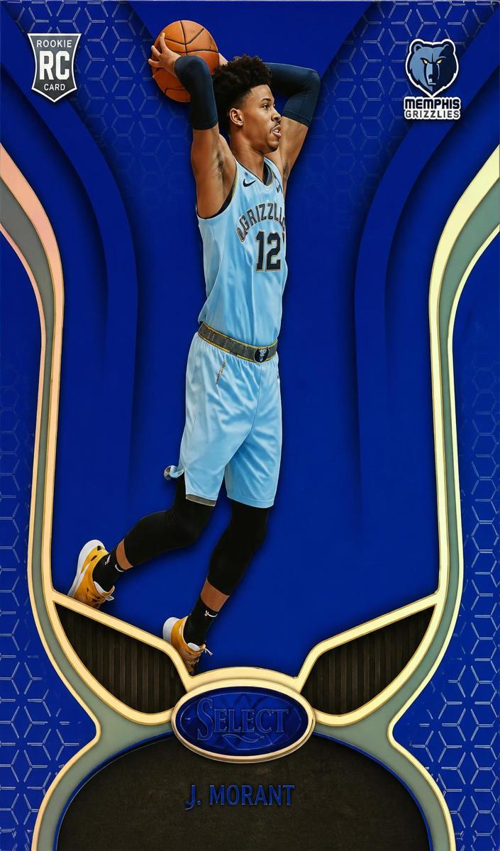 2019 Panini Certified Basketball Mirror Blue Ja Morant #152 PSA 9