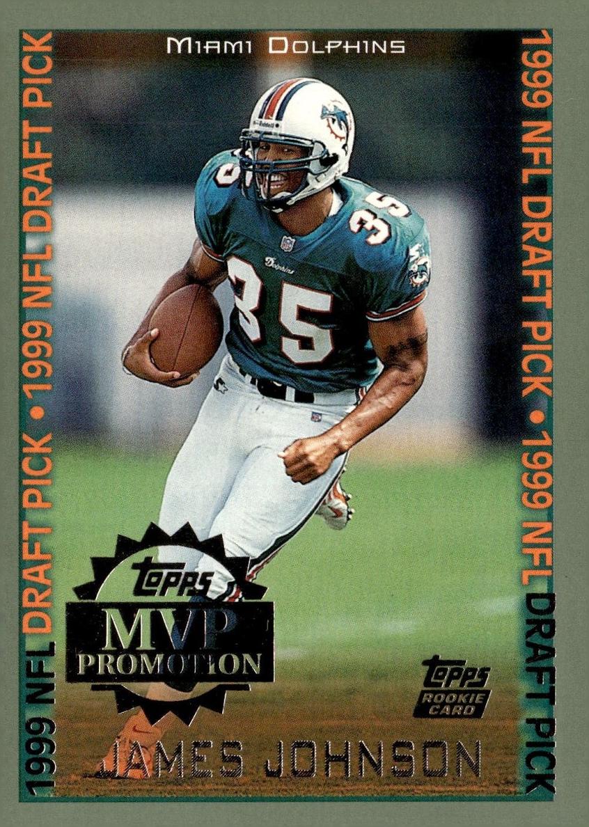 1999 Topps Football James Johnson #NNO