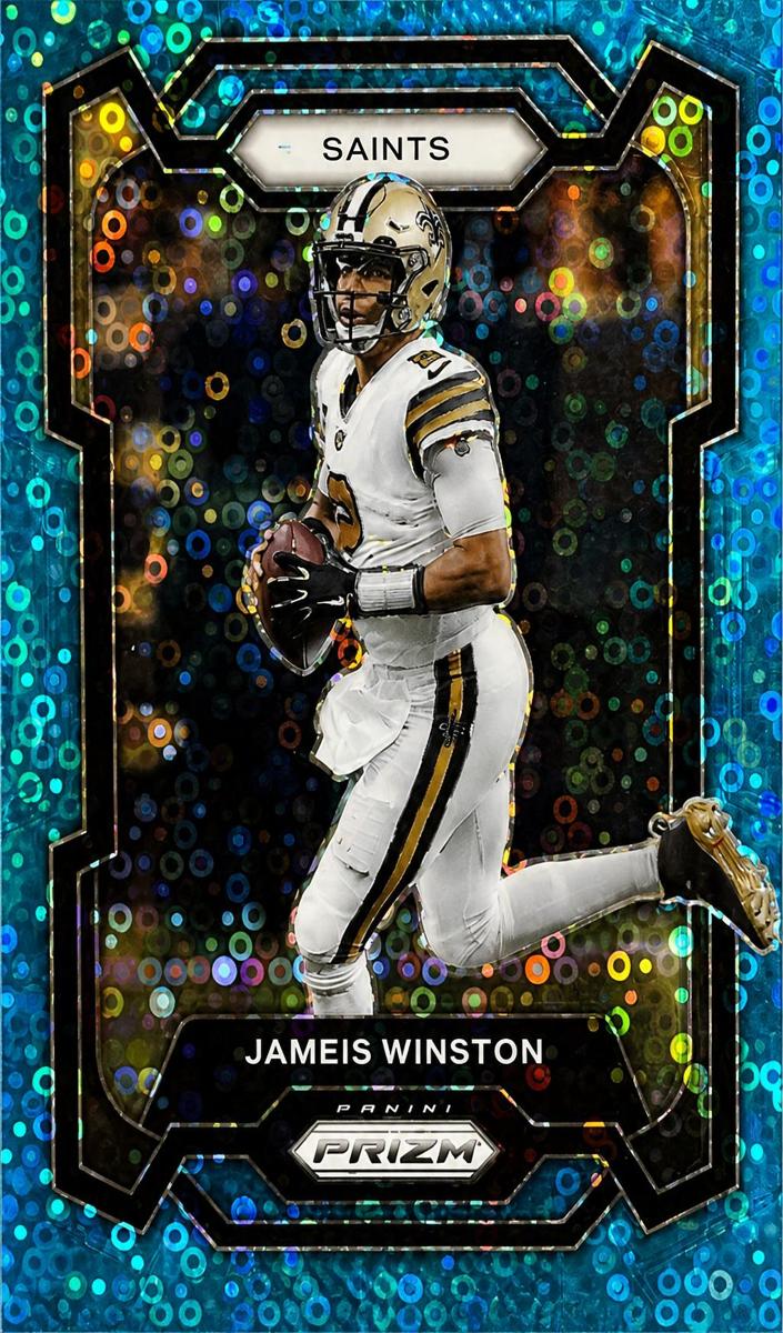 2023 Panini Prizm Football No Huddle Blue Jameis Winston #214