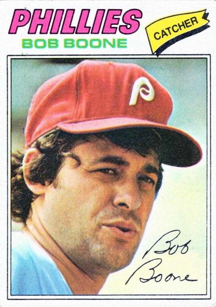 1977 Topps Baseball Bob Boone #545