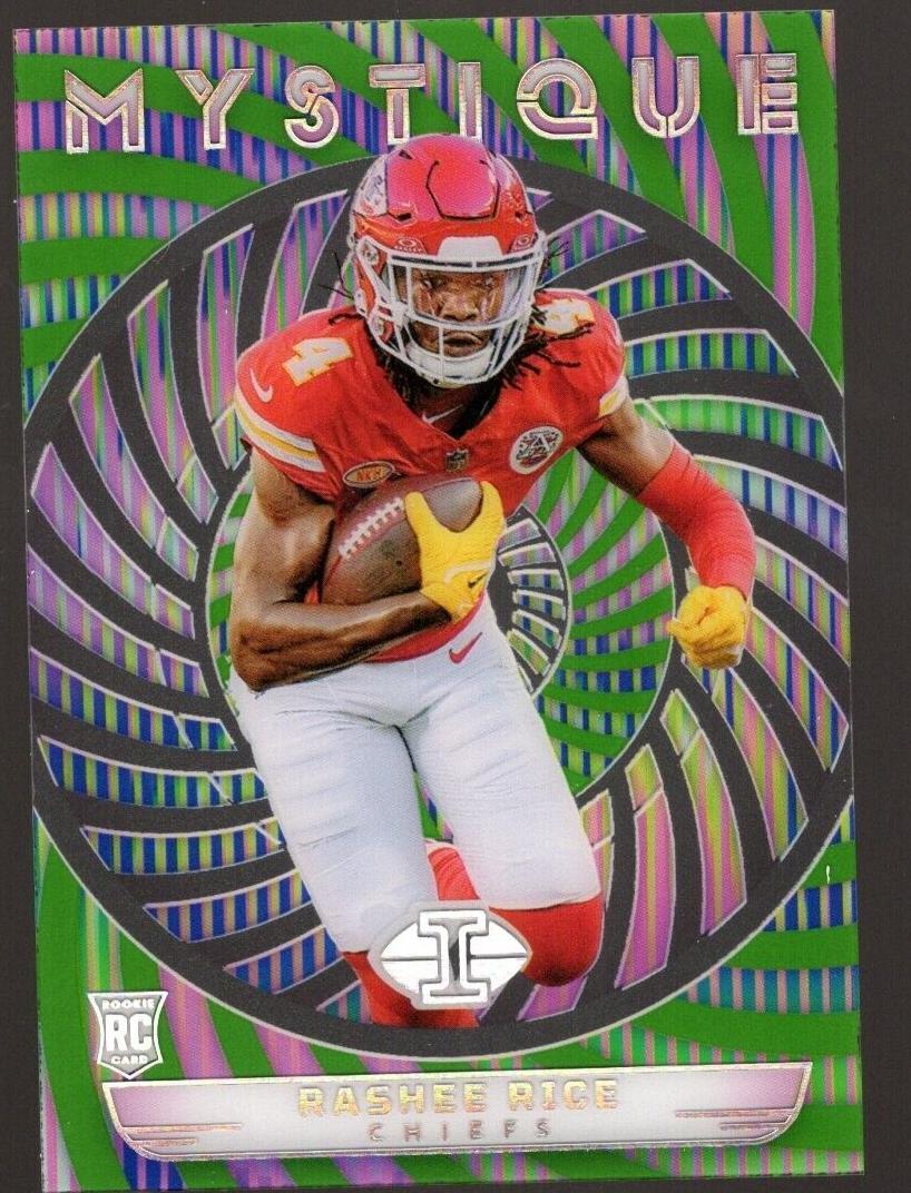 2023 Panini Illusions Football Green Rashee Rice #29