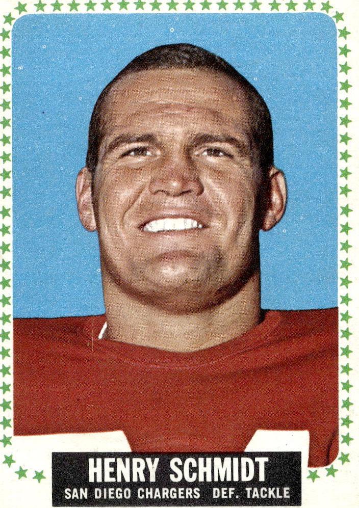 1964 Topps Football Henry Schmidt #172