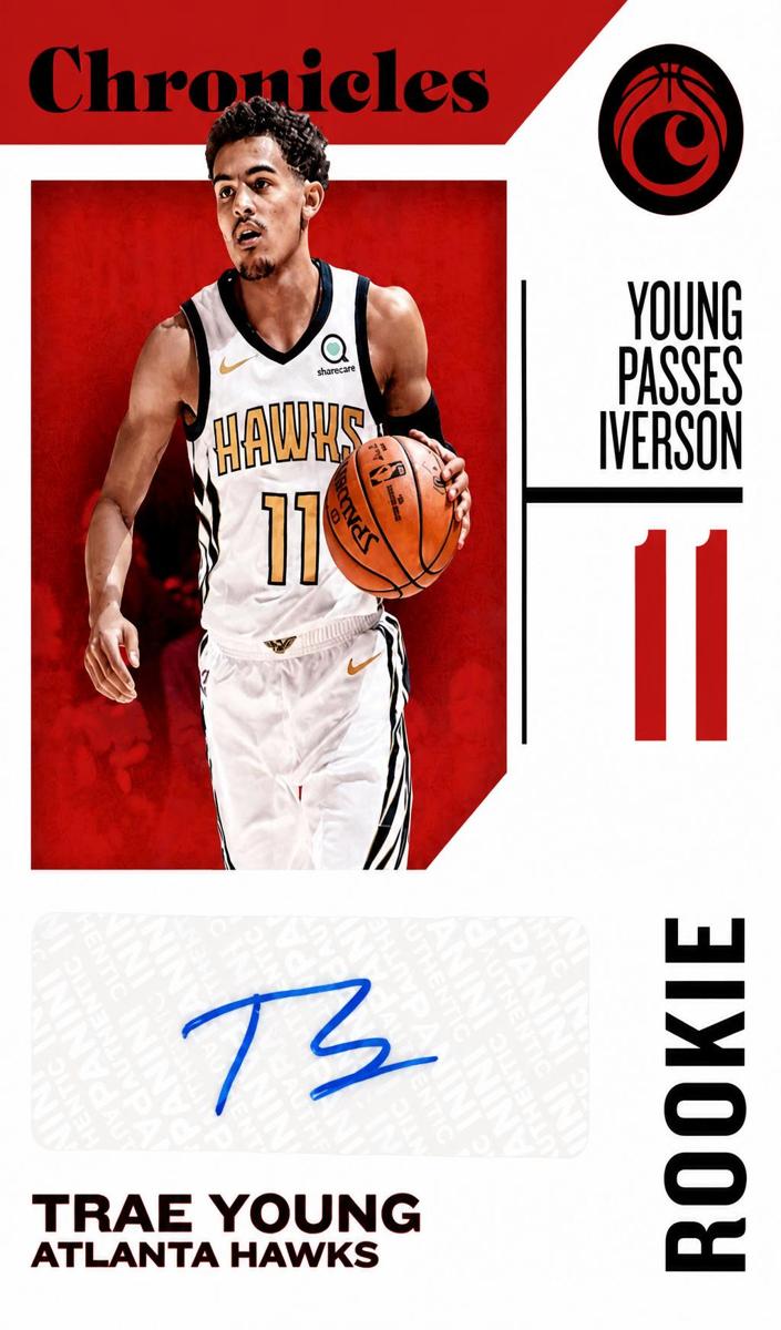 2018 Panini Chronicles Basketball Trae Young #RC-TYG CGC 9.5