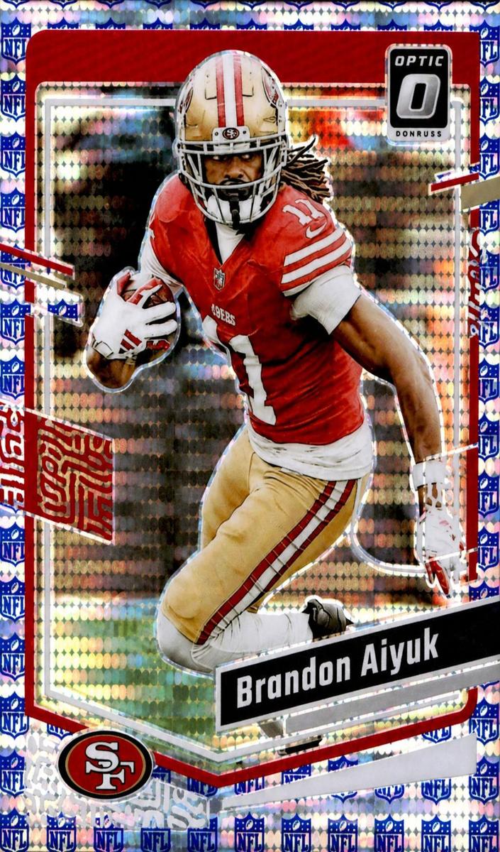 2023 Donruss Optic Football Shield Brandon Aiyuk #167 PSA 10