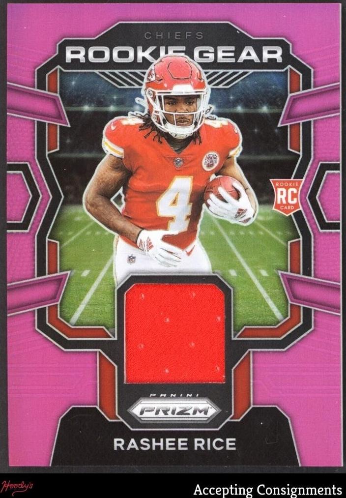 2023 Panini Prizm Football Pink Rashee Rice #RG-RR PSA 10