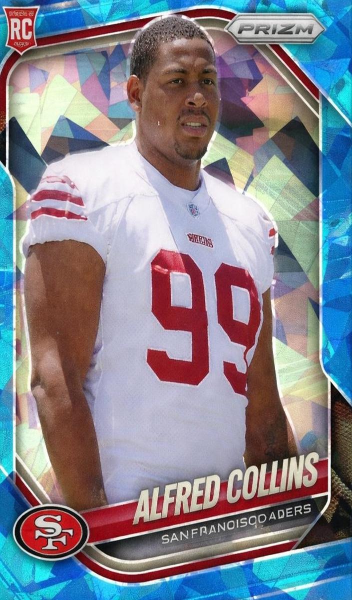 2025 Panini Prizm Football Blue Ice Alfred Collins #388
