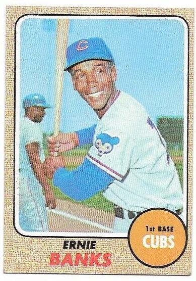 1968 Topps Baseball Ernie Banks #355 PSA 8