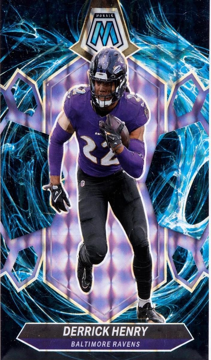 2024 Panini Mosaic Football Genesis Derrick Henry #16 PSA 9