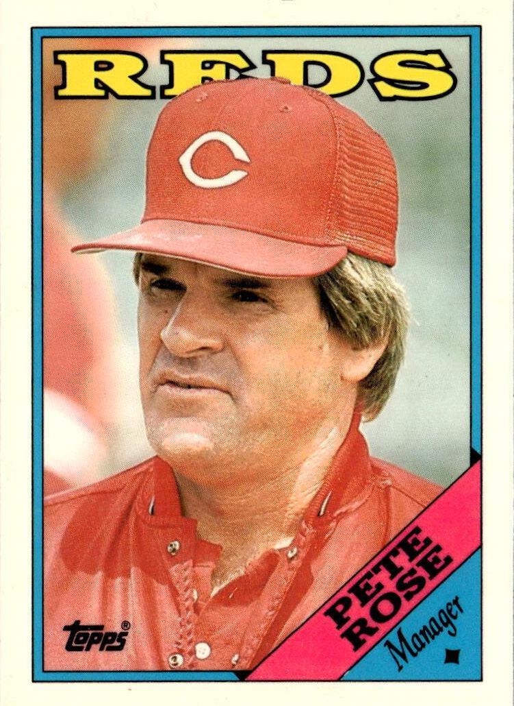1988 Topps Baseball Tiffany Pete Rose #475