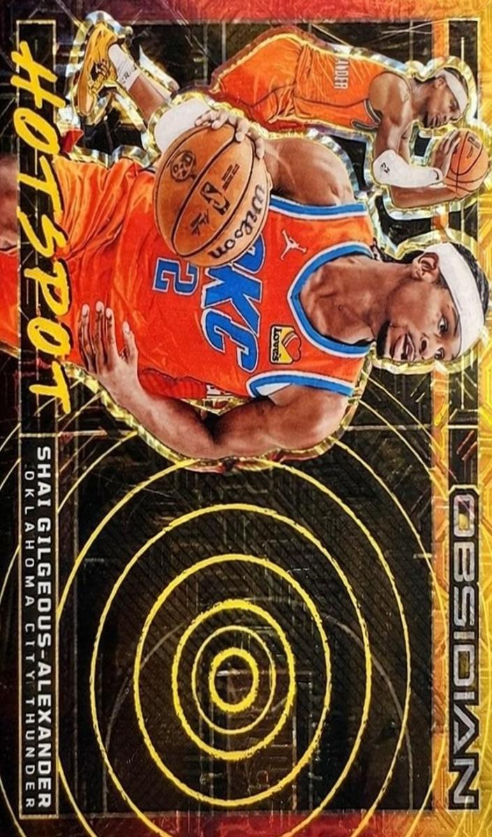 2023 Panini Obsidian Basketball Electric Etch Molten Mojo Shai Gilgeous-Alexander #1