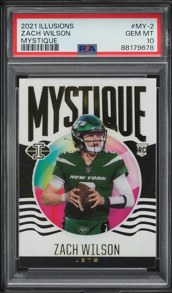 2021 Panini Illusions Football Zach Wilson #MY-2 SGC 9