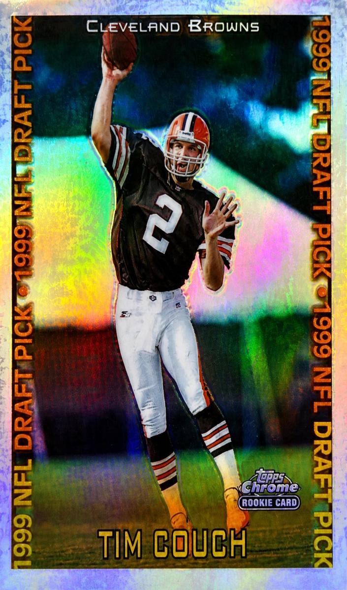1999 Topps Chrome Football Refractor Tim Couch #151