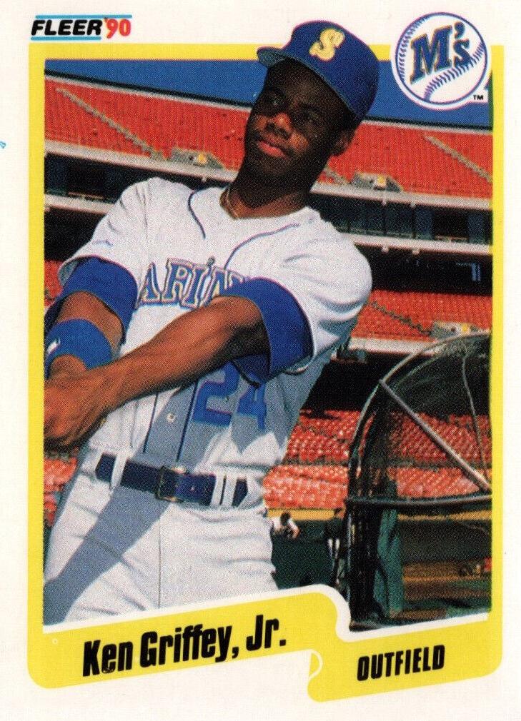 1990 Fleer Baseball Ken Griffey Jr. #513 RAW Ungraded