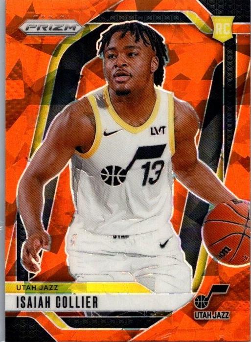2024 Panini Prizm Basketball Orange Ice Isaiah Collier #227