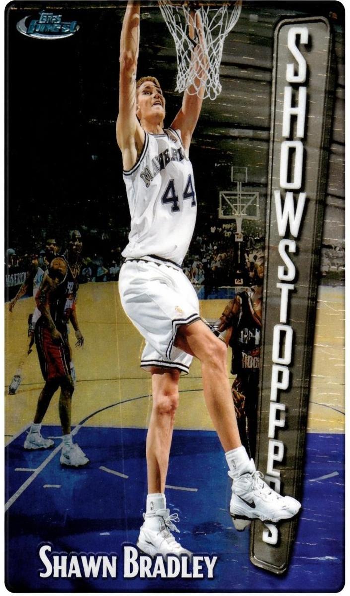 1997 Topps Finest Basketball Shawn Bradley #300