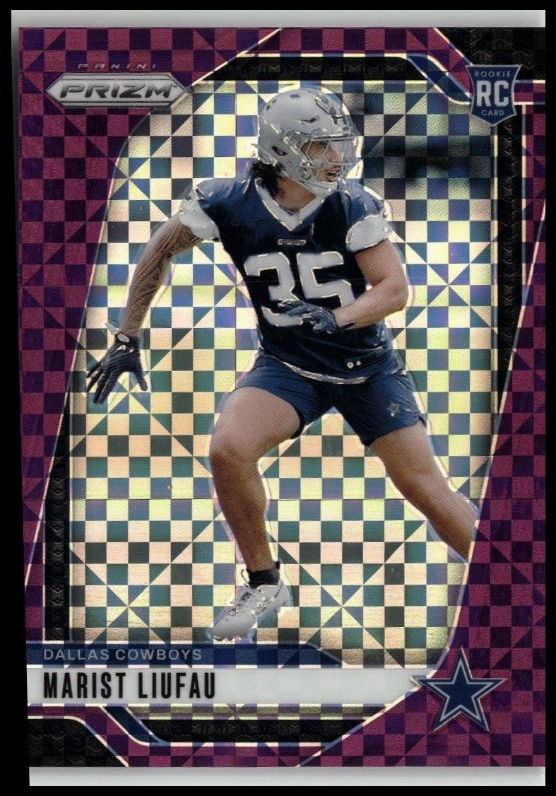 2024 Panini Prizm Football No Huddle Purple Marist Liufau #372