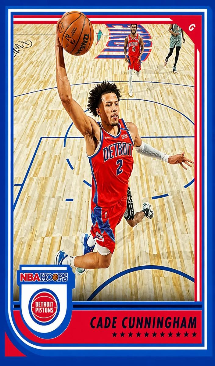 2022 Panini Hoops Basketball Blue Cade Cunningham #59