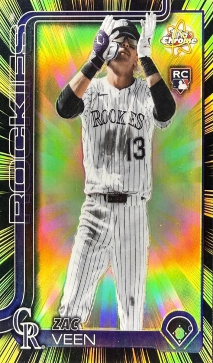 2025 Topps Chrome Update Baseball Zac Veen #RR-25
