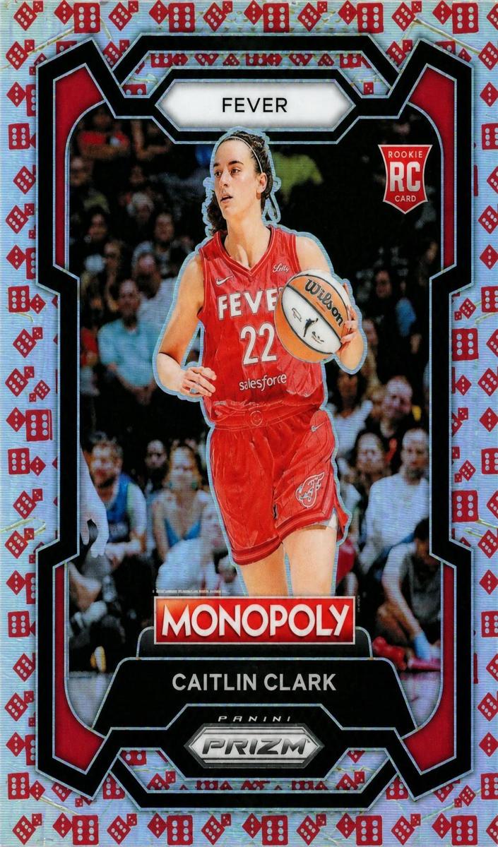 2024 Panini Prizm Monopoly WNBA Basketball Dice Caitlin Clark #65 PSA 9